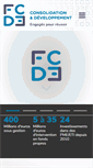 Mobile Screenshot of fonds-fcde.fr