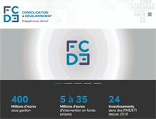 Tablet Screenshot of fonds-fcde.fr